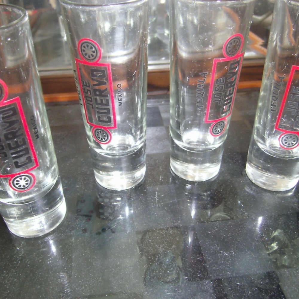 Jose Cuervo Tequila Mexico Set of 4 Shot Glasses 4